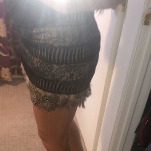 Feather Bebe skirt